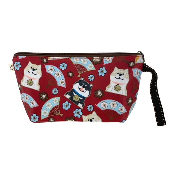Uma Hana Handbags - Waterproof Shiba Inu Dumpling Cosmetic Makeup Bag